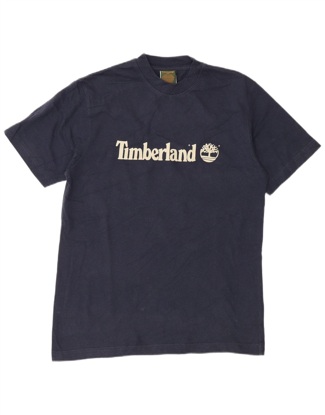 Tricou grafic Timberland pentru bărbați Top mic din bumbac bleumarin