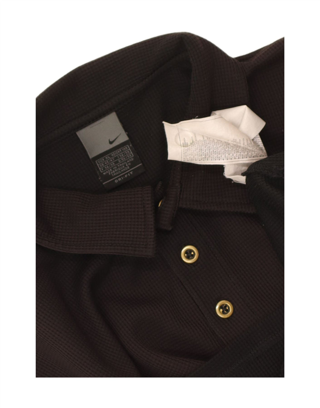 Tricou polo Nike pentru bărbați Dri Fit XL, poliester cu pete negre