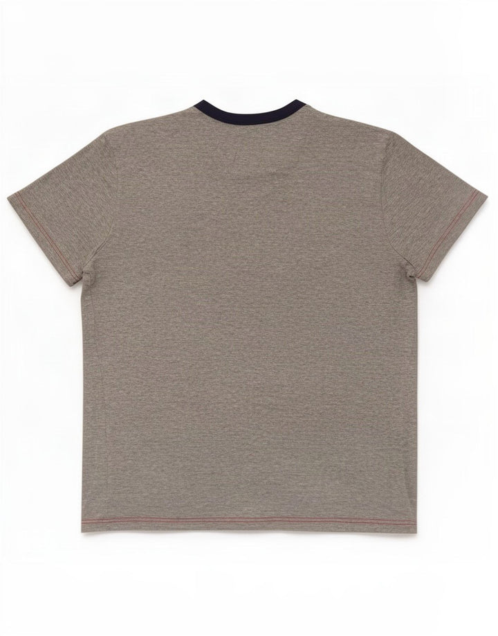 Tricou pentru bărbați Fila Top mare, gri bumbac cu pete