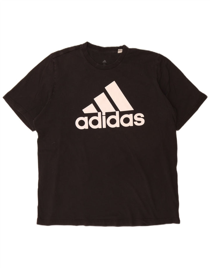 Tricou grafic ADIDAS pentru bărbați Top XL bumbac negru