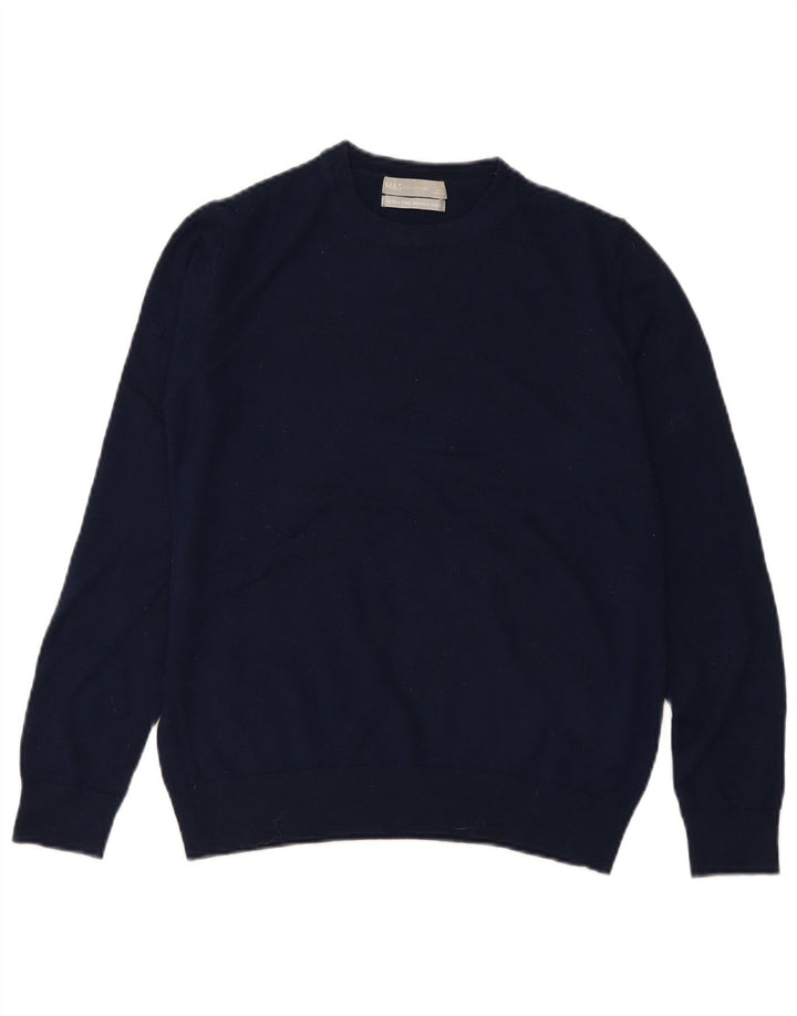 Pulover pentru femei Marks & Spencer cu decolteu rotund UK 10 Mic bleumarin