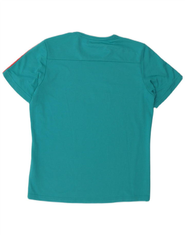 Tricou grafic Adidas Roma pentru bărbați Top Medium Turcoaz Poliester