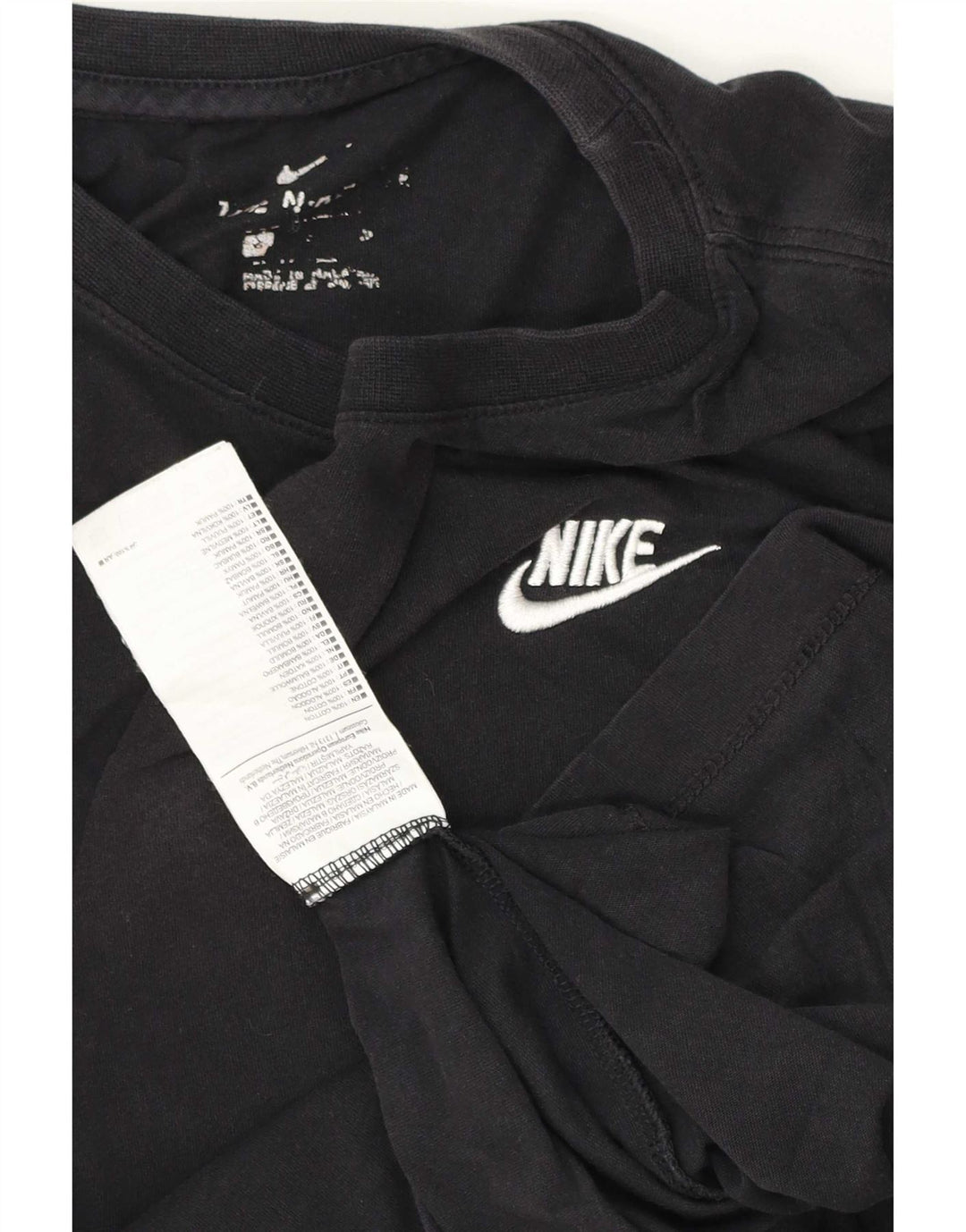 Tricou pentru bărbați Nike Top mic, negru, bumbac