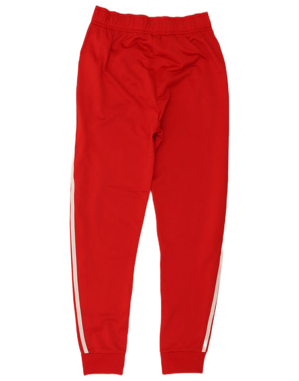 Adidas Băieți Pantaloni Trening Pantaloni Joggeri 14-15 Ani Poliester Roșu
