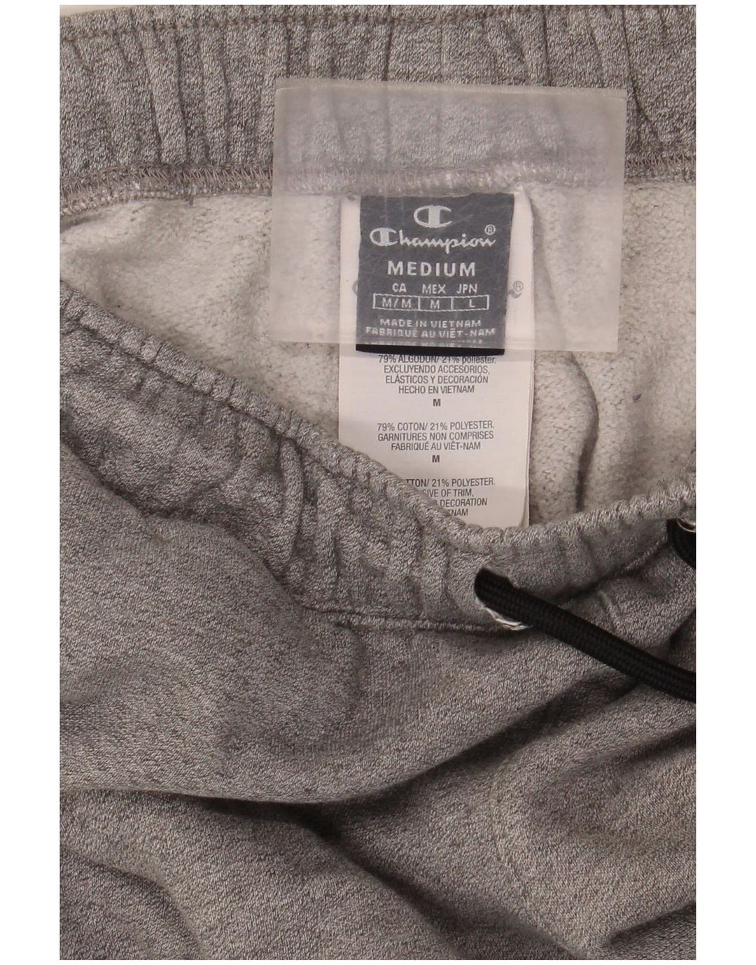 Pantaloni de trening pentru bărbați Champion Pantaloni de jogging, bumbac gri mediu