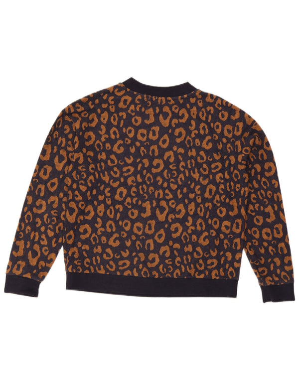 Pulover cu grafic pentru femei Marks & Spencer UK 12 Medium Bleumarin