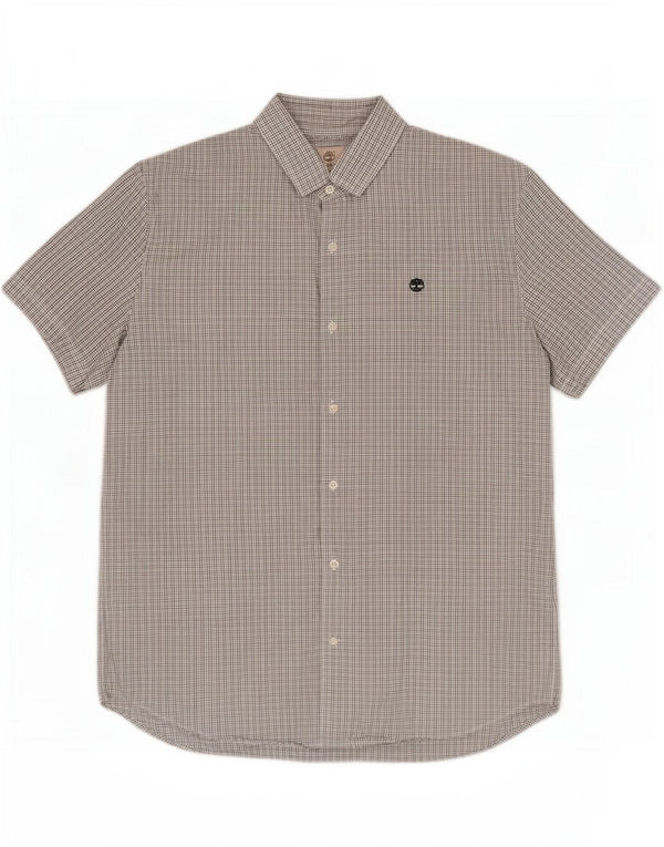 Cămașă pentru bărbați Timberland Slim Fit 2XL, gri Check