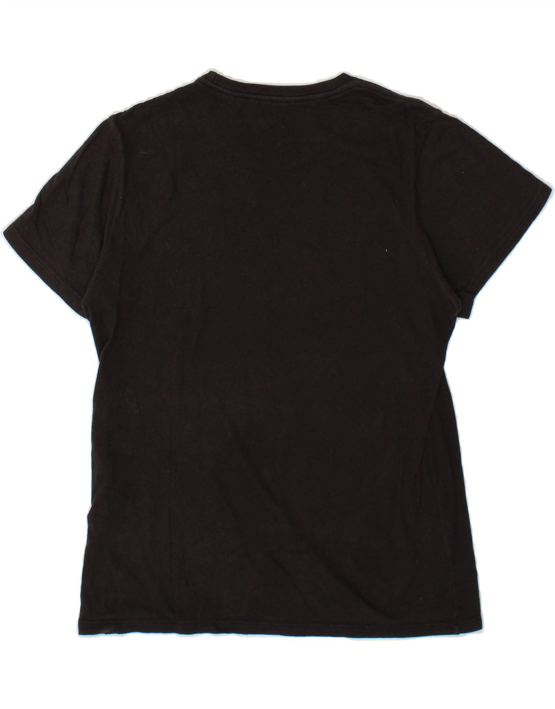 LEVI'S Womens Graphic T-Shirt Top UK 14 Medium Black Cotton Vintage Levi's and Second-Hand Levi's from Messina Hembry 