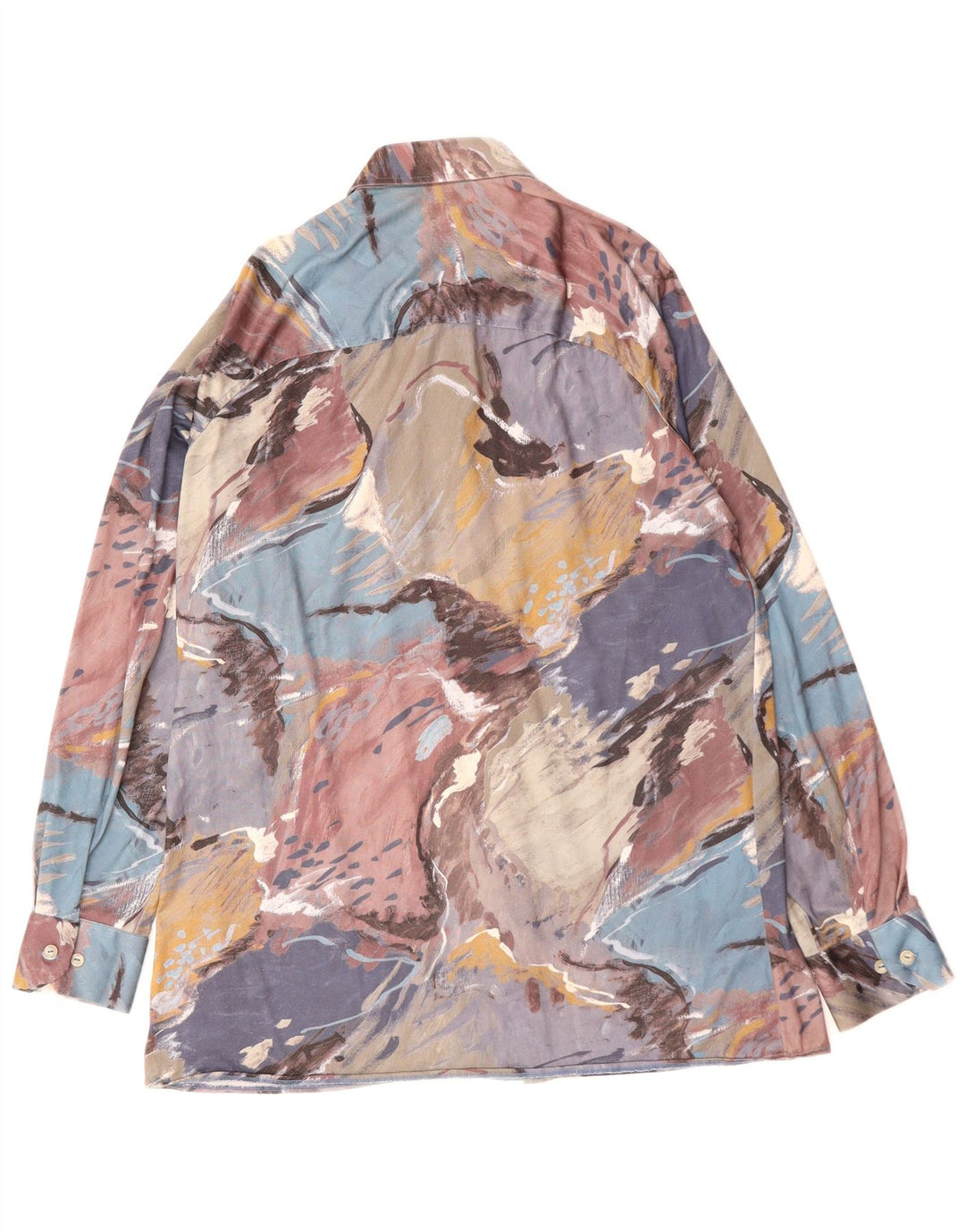 Cămașă pentru bărbați VINTAGE cu model abstract, mediu multicolor