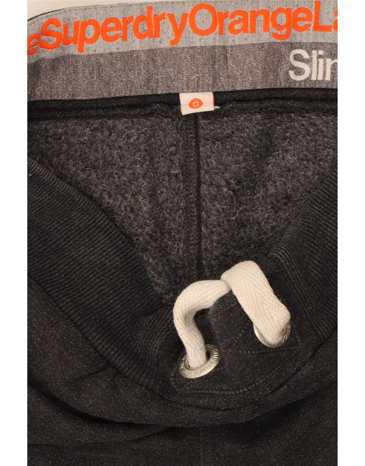 Superdry Pantaloni de trening subțire pentru bărbați Joggeri, bumbac, gri mic