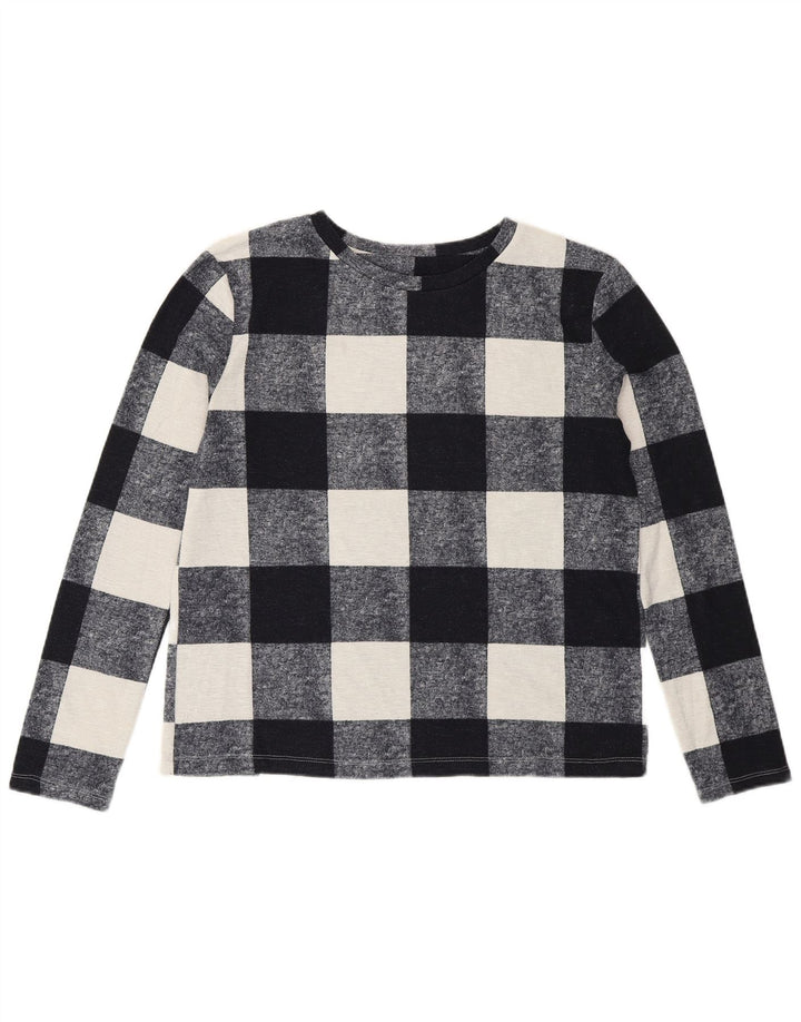 Marks & Spencer Top pentru femei cu mânecă lungă Marea Britanie 8 Mic, poliester bleumarin