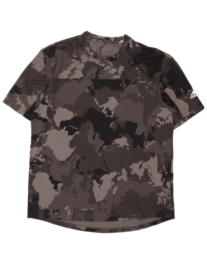 Tricou pentru bărbați Adidas Top 2XL Gri Camuflaj Poliester