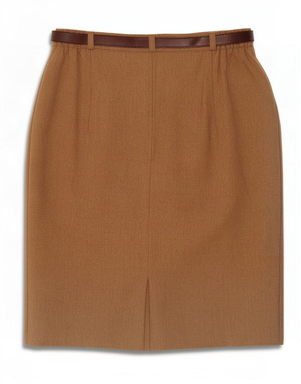 Fusta creion pentru femei Steilmann UK 14 Medium W30 Maro Lână nouă