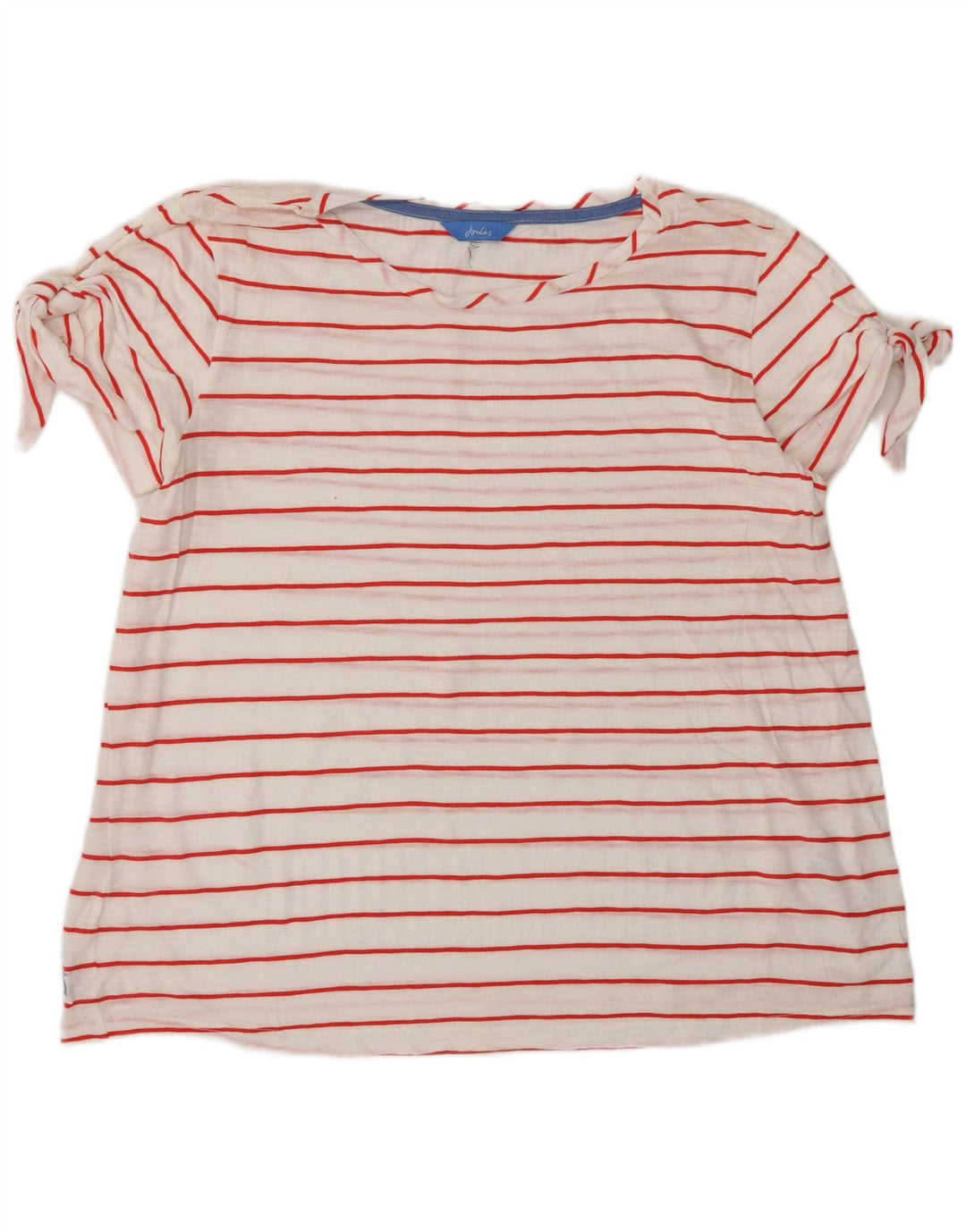 Tricou pentru femei JOULES Top UK 16 mare, bumbac cu dungi albe