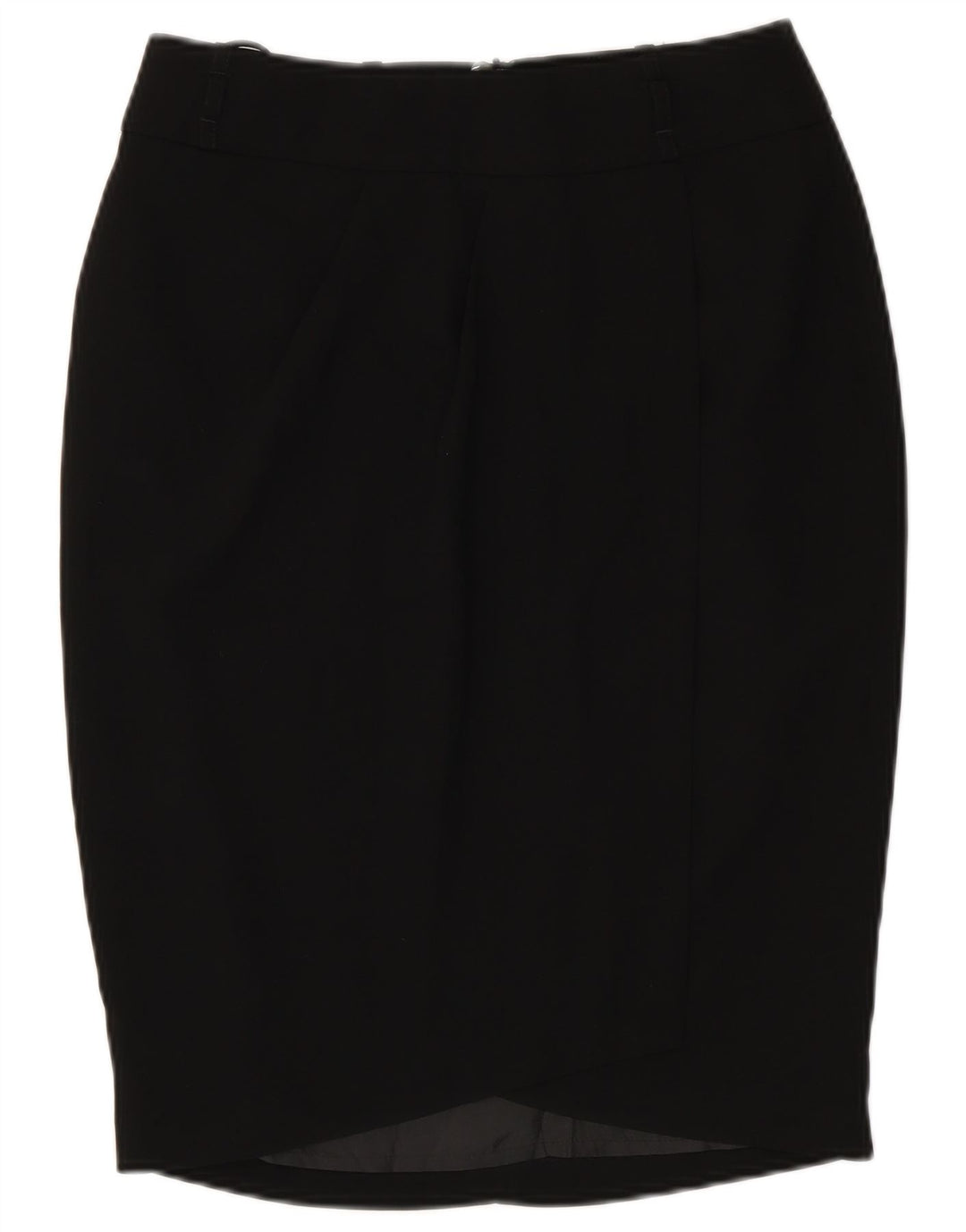 Fusta creion pentru femei Marks & Spencer UK 12 Medium W30 Poliester negru