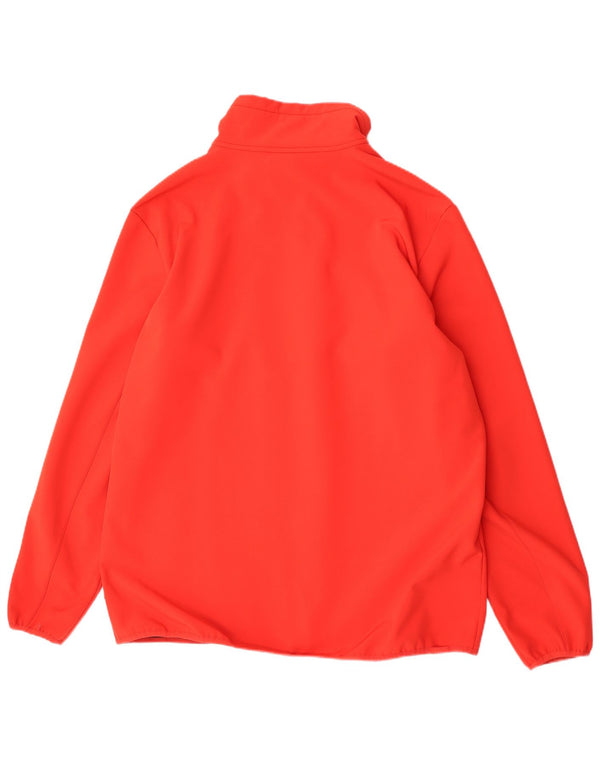 Jack Wolfskin Mens Trening Top Jacket UK 50 3XL Poliester roșu