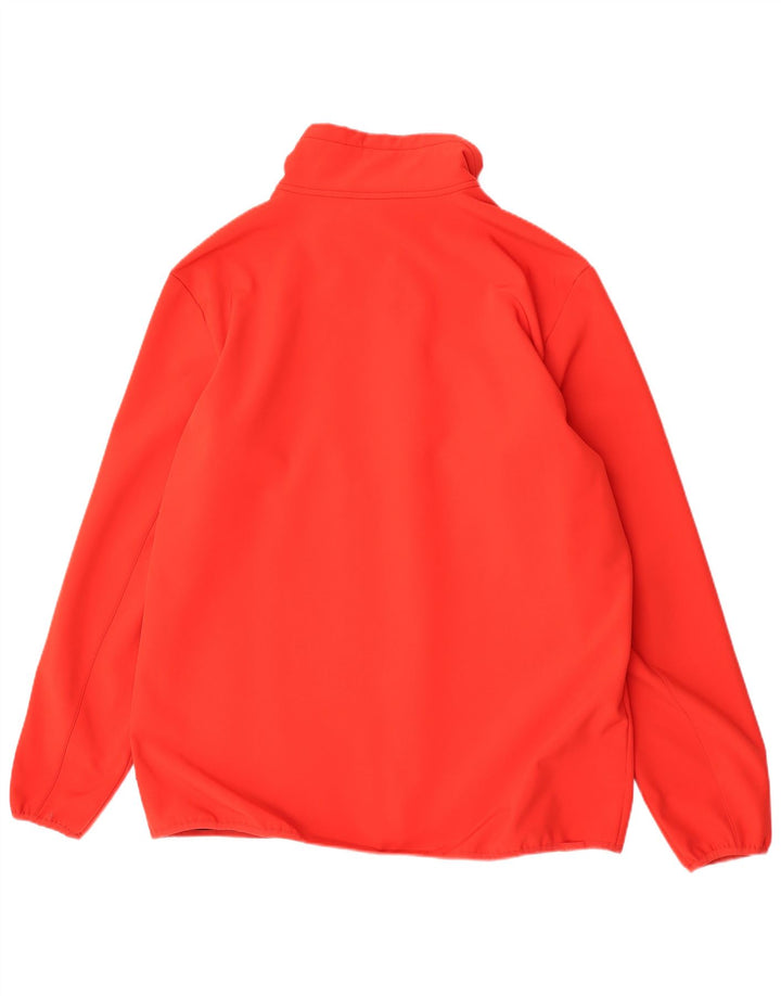 Jack Wolfskin Mens Trening Top Jacket UK 50 3XL Poliester roșu