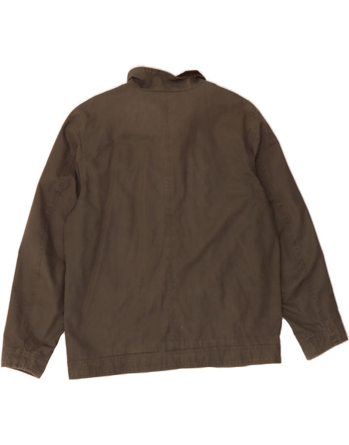 JOHN ROCHA Bomber Jacket pentru bărbați UK 40, mare, gri bumbac