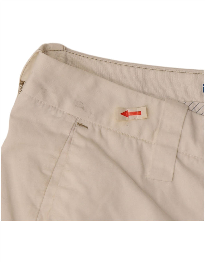 Murphy & Nye Pantaloni scurti chino Sailmakers pentru femei W30, bumbac alb mediu