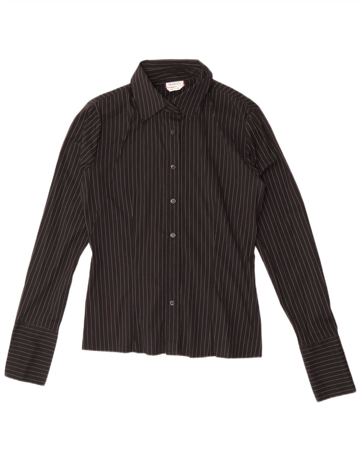 Cămașă pentru femei Max & Co. UK 14 Medium Black Pinstripe
