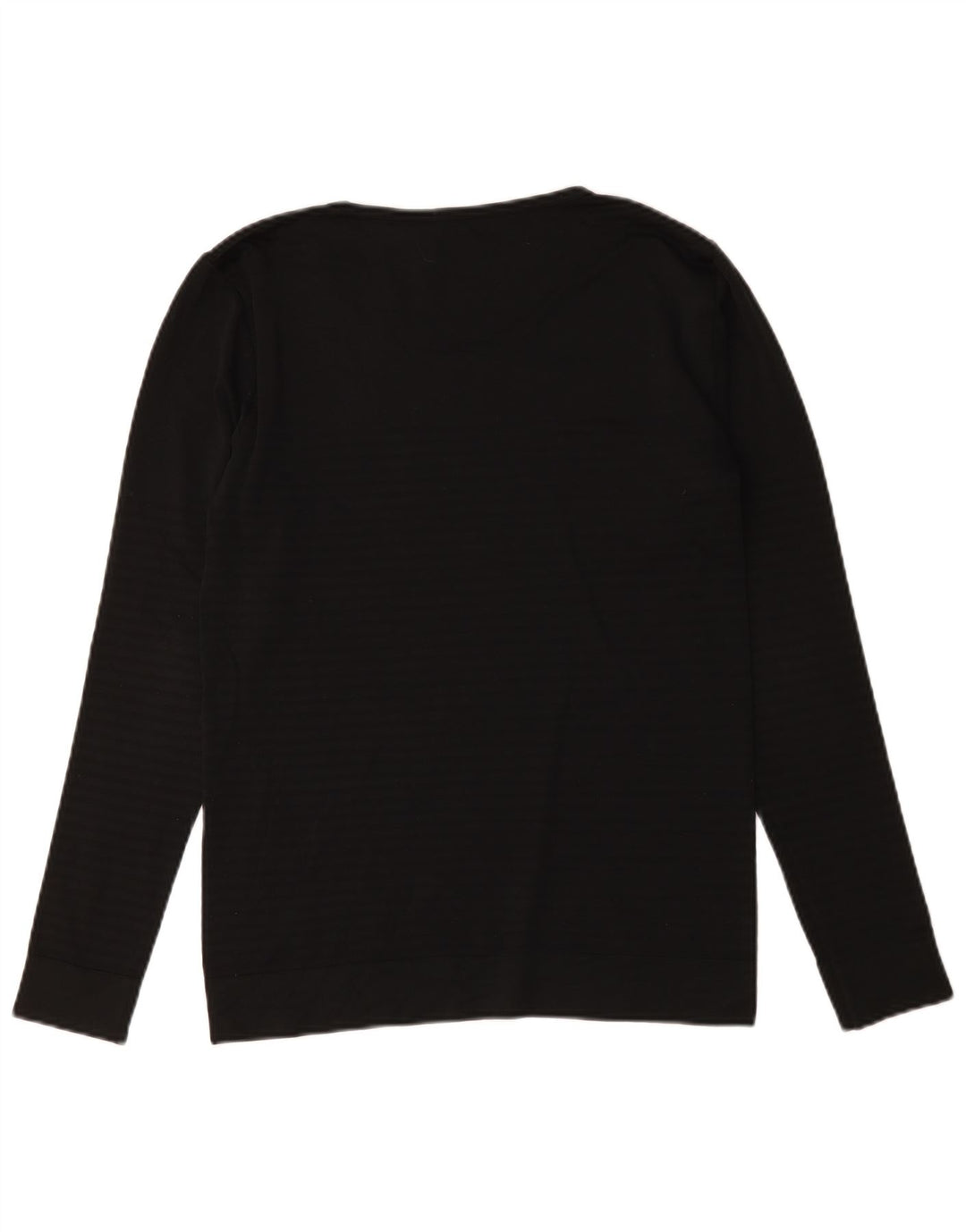 Nike pentru bărbați Dri Fit Top cu mânecă lungă, poliester mediu negru