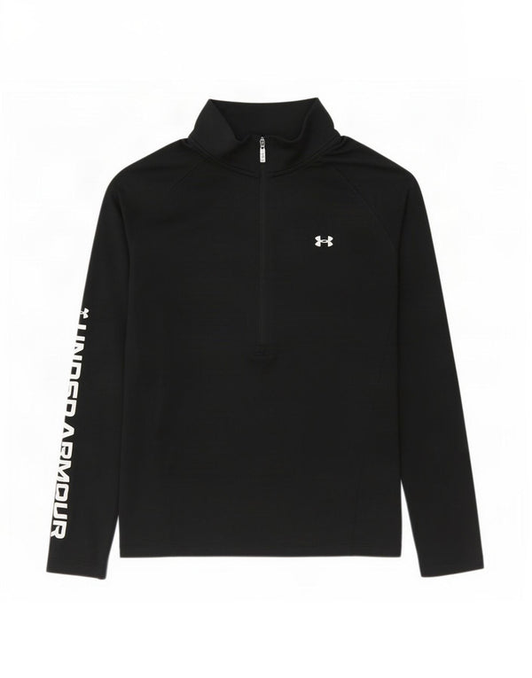 Top de trening Under Armour cu pulover grafic pentru femei UK 12 Medium Black