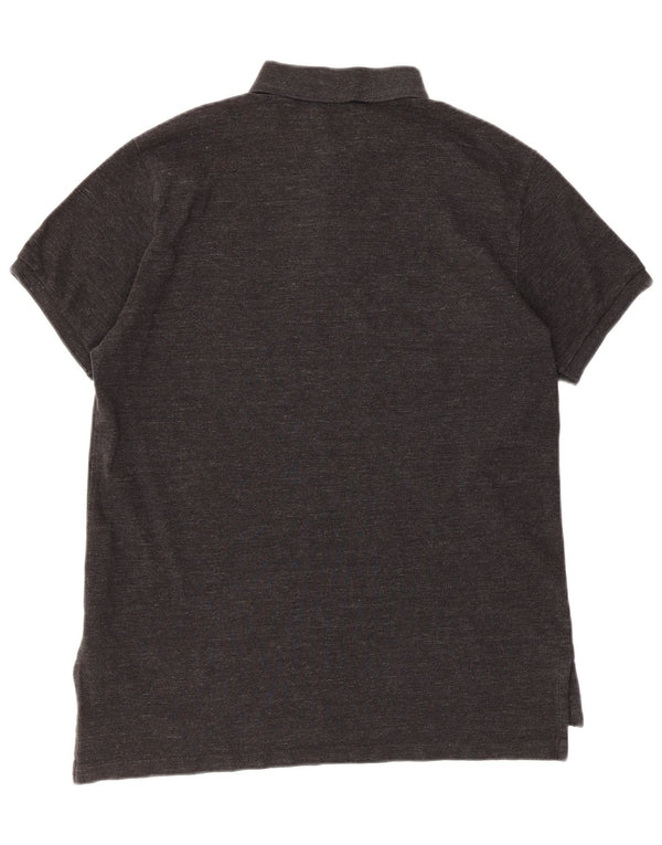 Polo Ralph Lauren pentru bărbați, personalizat, din bumbac mare, gri