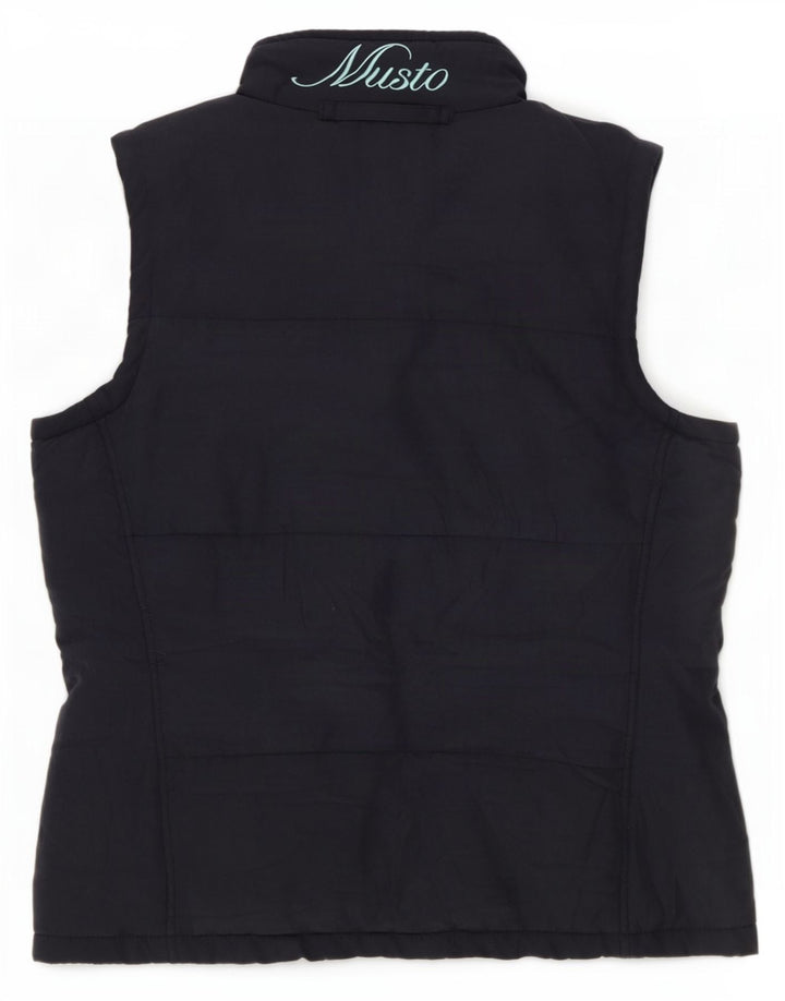 Gilet căptușit pentru femei Musto UK 14, mare, albastru, poliester