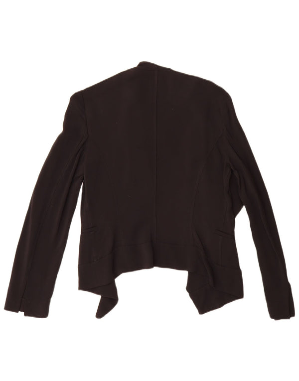 Jachetă Blazer deschisă pentru femei Zara UK 10 Small Black