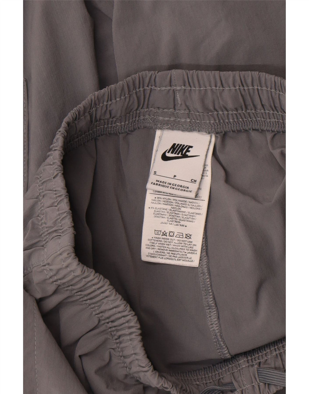 Pantaloni de trening cargo Nike pentru bărbați Pantaloni de jogging, nailon, gri mici