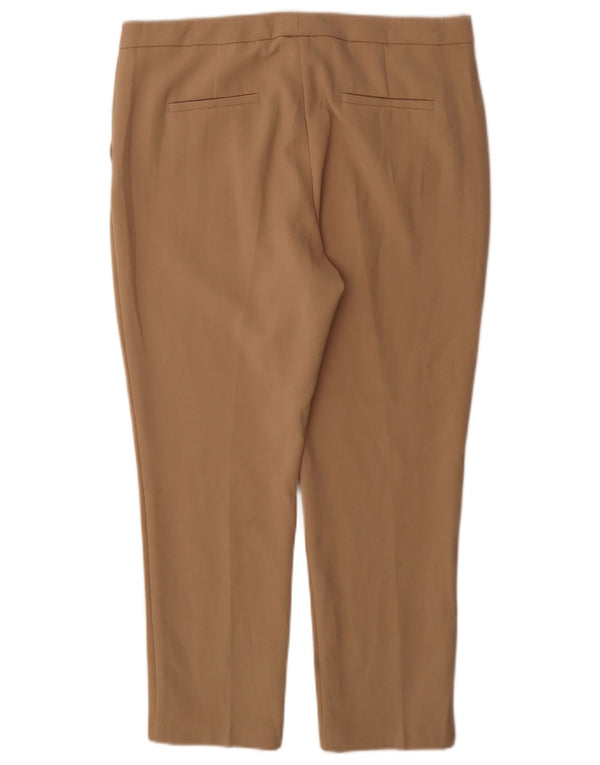 Pantaloni chino subțiri pentru femei Marks & Spencer UK 14 Large W34 L28 Bej