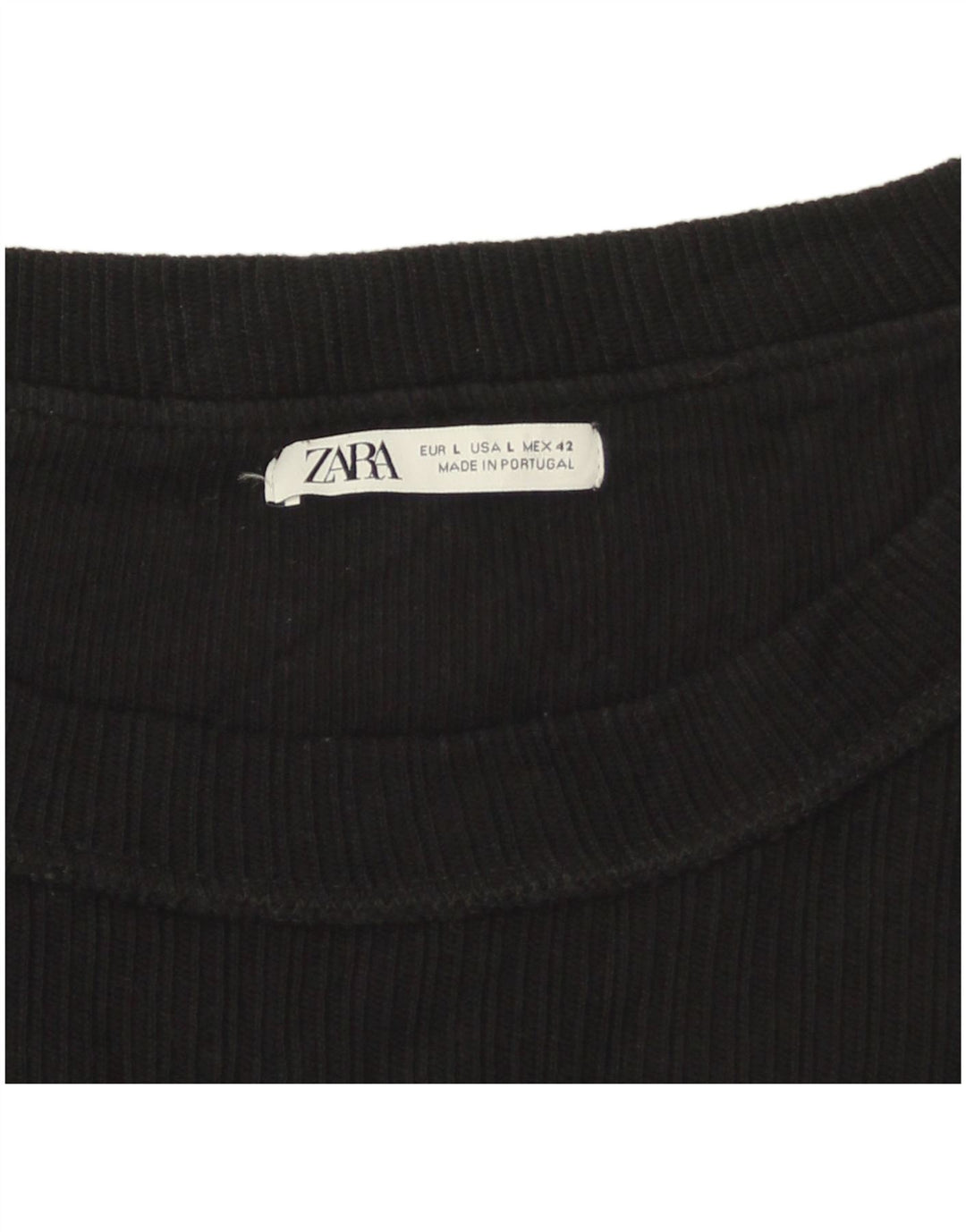 Tricou grafic pentru bărbați Zara Top mare negru