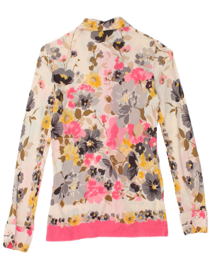PAUL PAREL Womens Shirt IT 42 Medium Multicoloured Floral