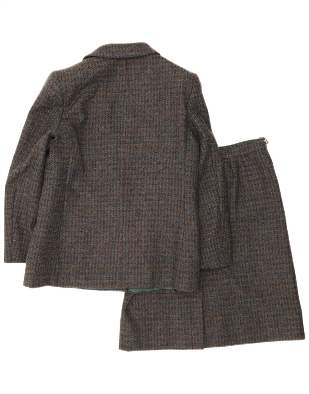 Tris Set de fuste duble piese 2 piese pentru femei UK 8 mic W26 gri check