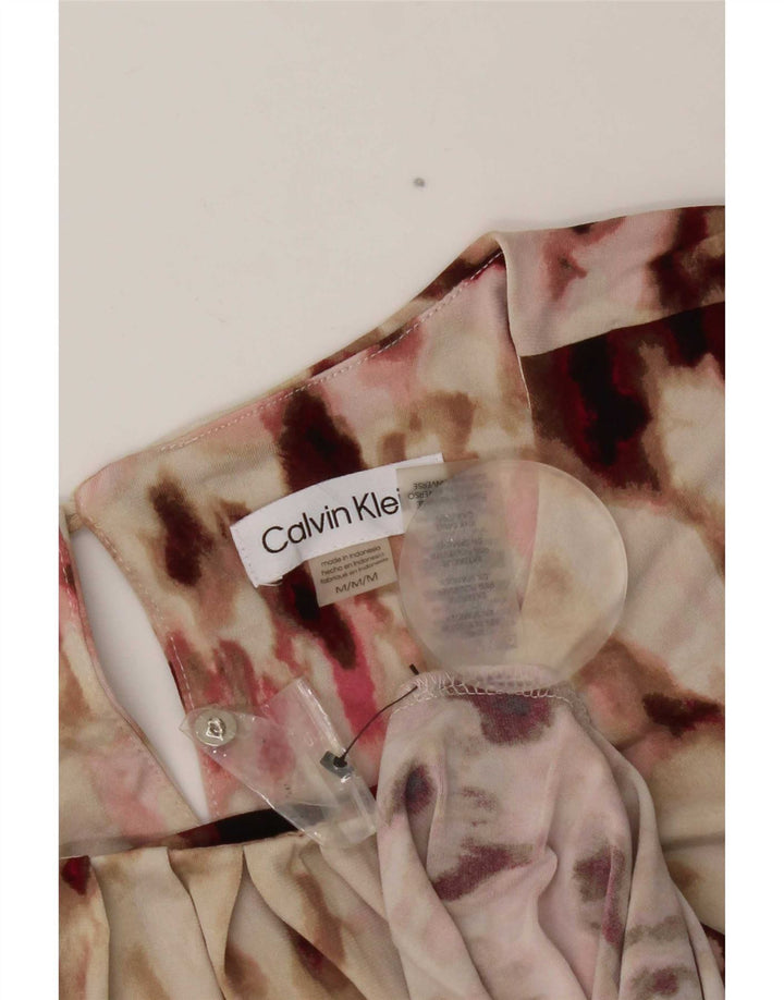 Bluză Calvin Klein Femei Top UK 12 Medium Multicolor Tie Dye