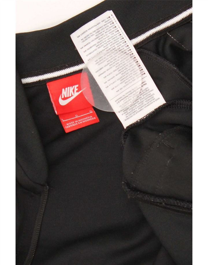 Jachetă de trening pentru bărbați Nike, mare, negru, poliester color bloc