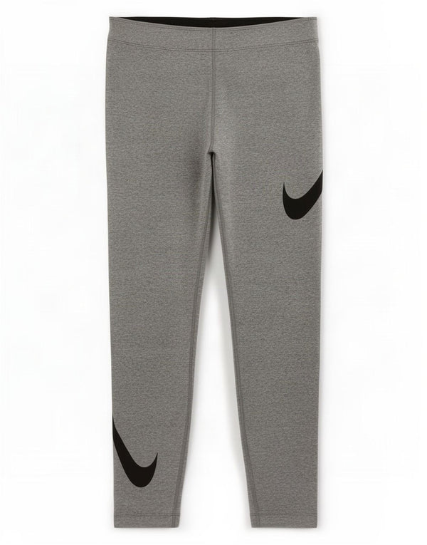 Leggings grafic Nike pentru femei UK 18 XL, bumbac cu pete gri