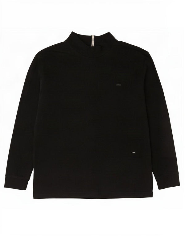 Top pentru femei Carrera cu mânecă lungă UK 18 XL, bumbac negru