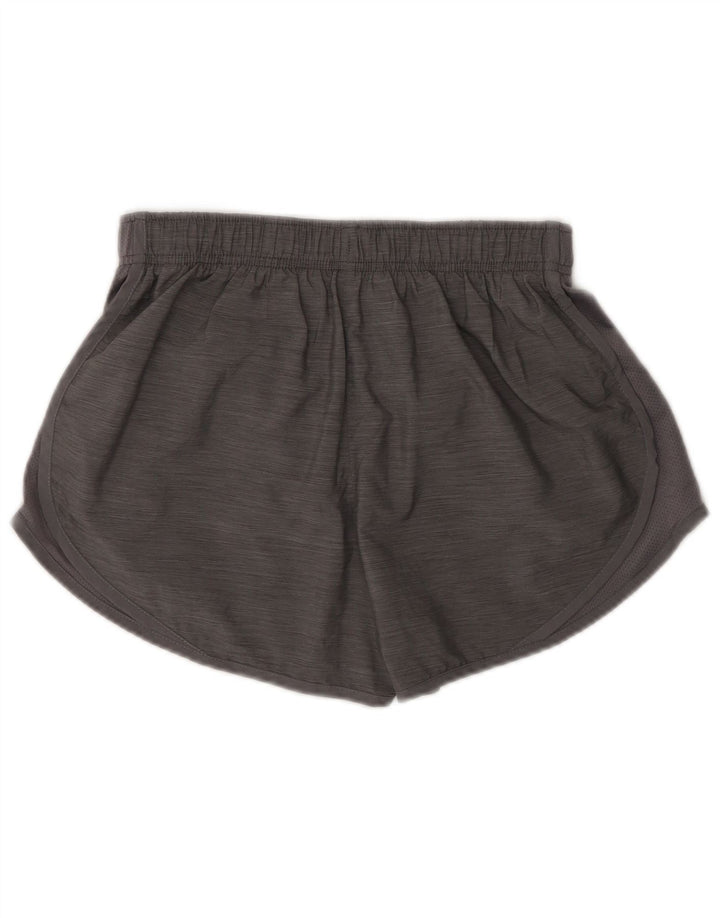 Pantaloni scurti sport Nike pentru femei UK 8 Small, gri, poliester cu pături