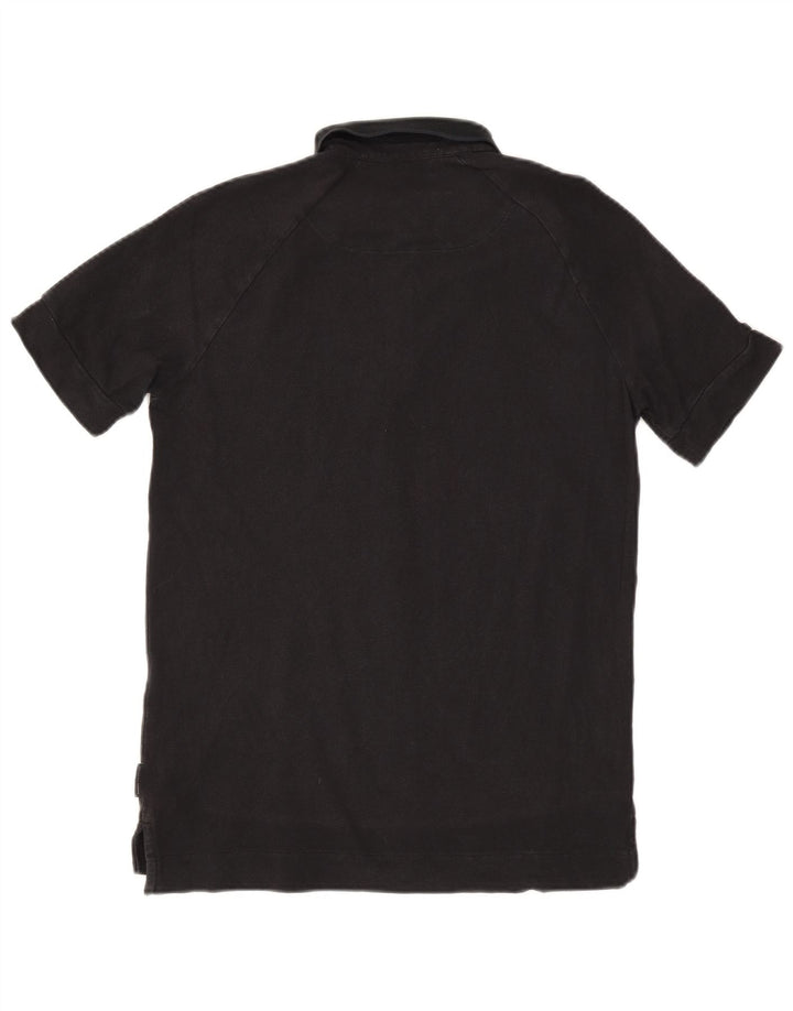 Tricou polo cu grafică pentru bărbați Armani Exchange Mic Negru