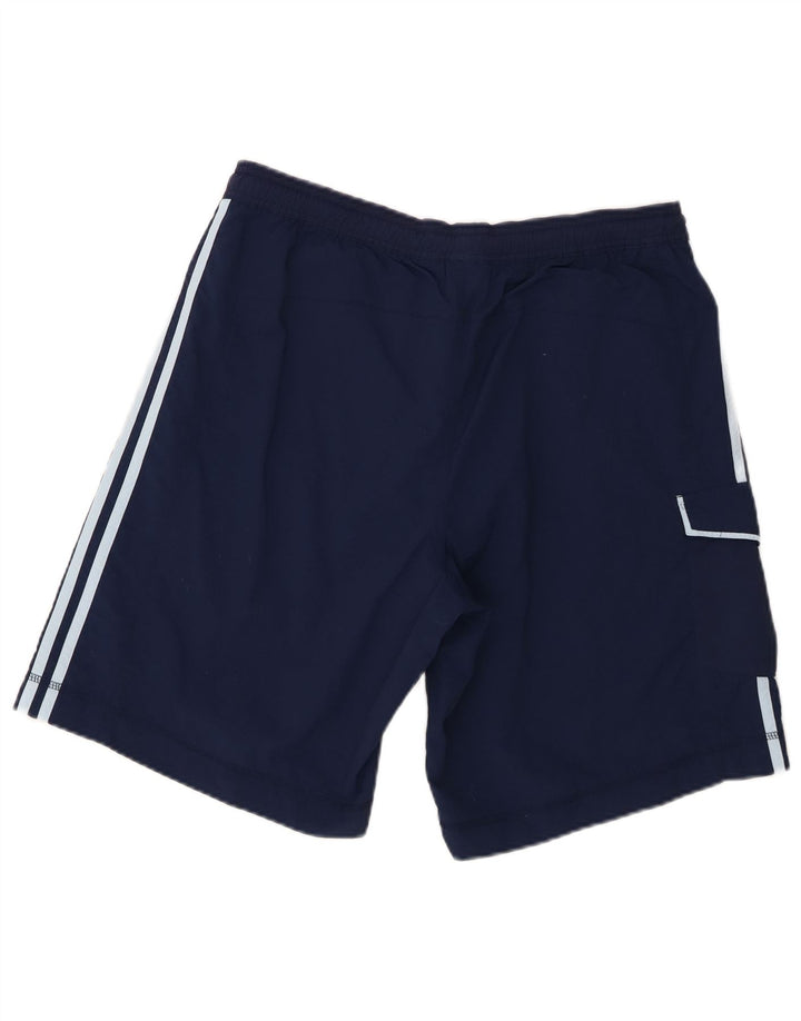 Pantaloni scurți sport cargo adidas pentru bărbați, nailon mari, albastru