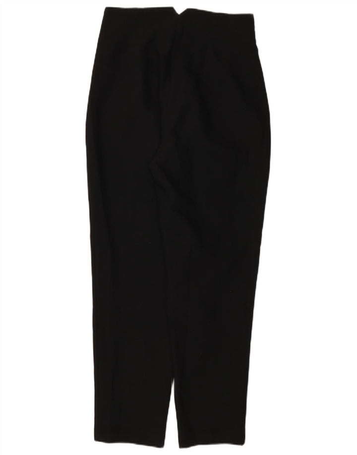 Pantaloni chino conici pentru femei Zara Mici L26 L27 Poliester negru