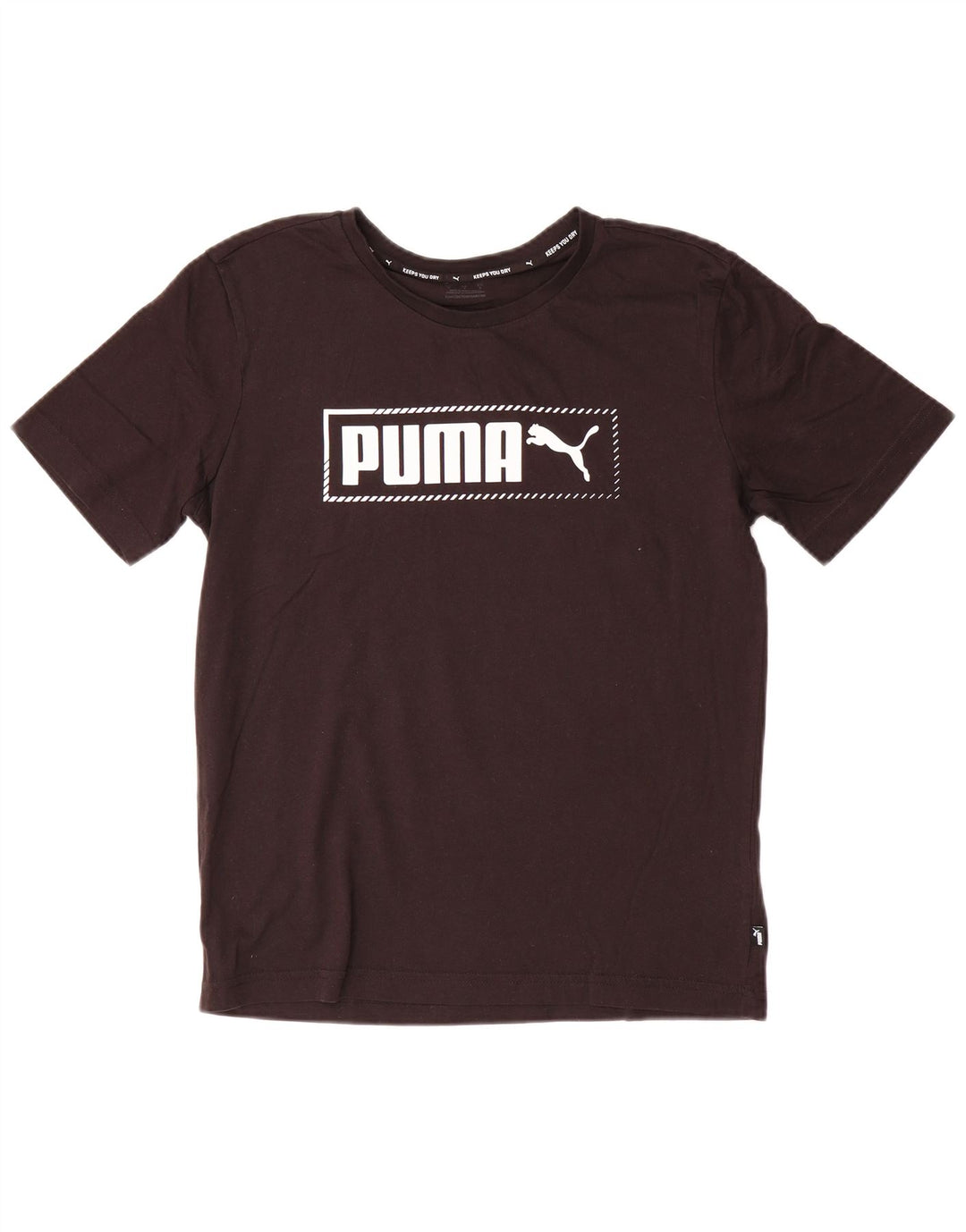 Tricou grafic Puma pentru bărbați Top mic bumbac negru