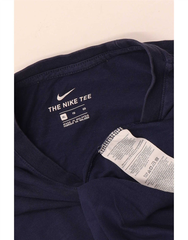 Tricou pentru bărbați Nike Top XL Bumbac bleumarin