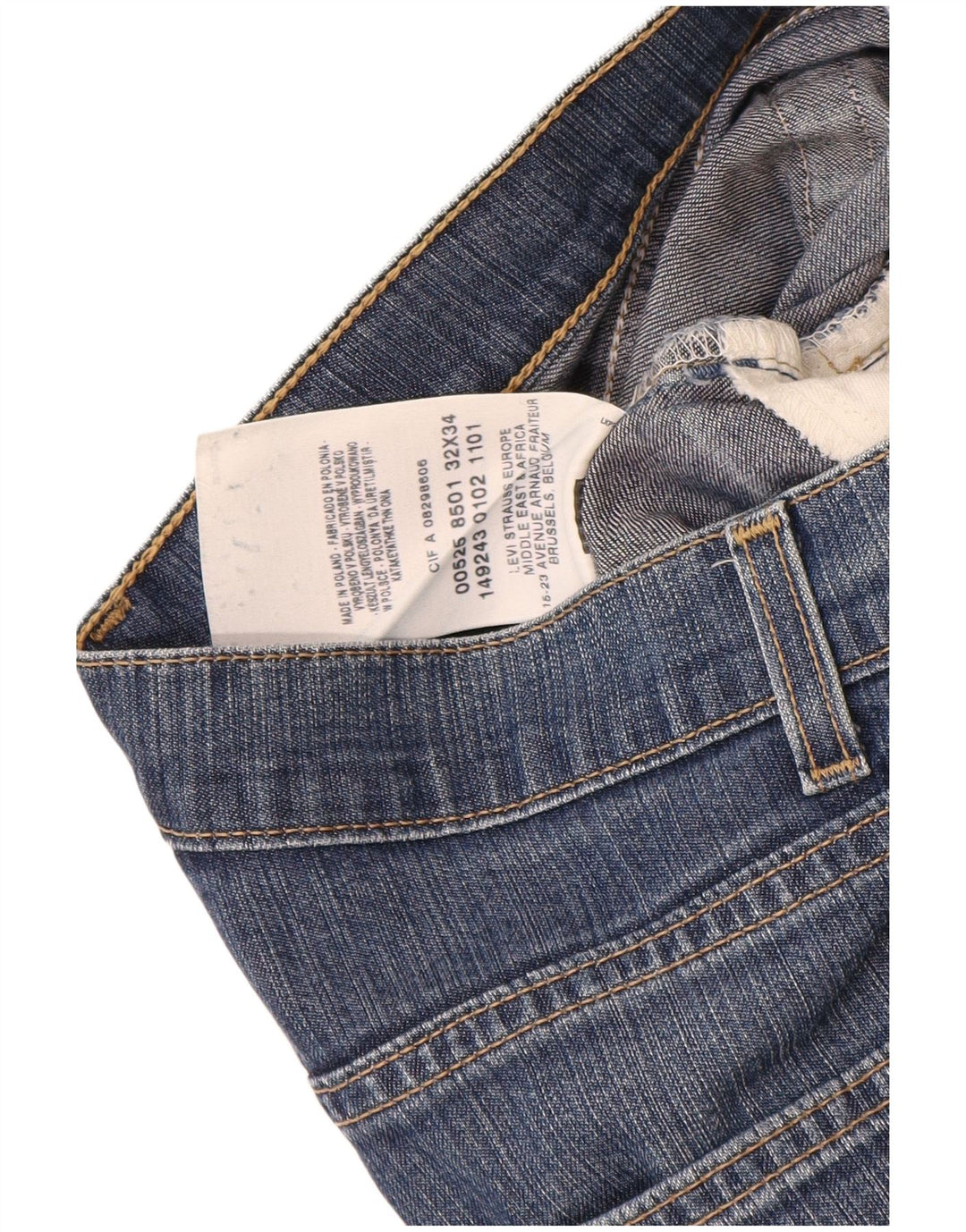 Blugi Levi's 526 Bootcut W32 L29 Bumbac albastru