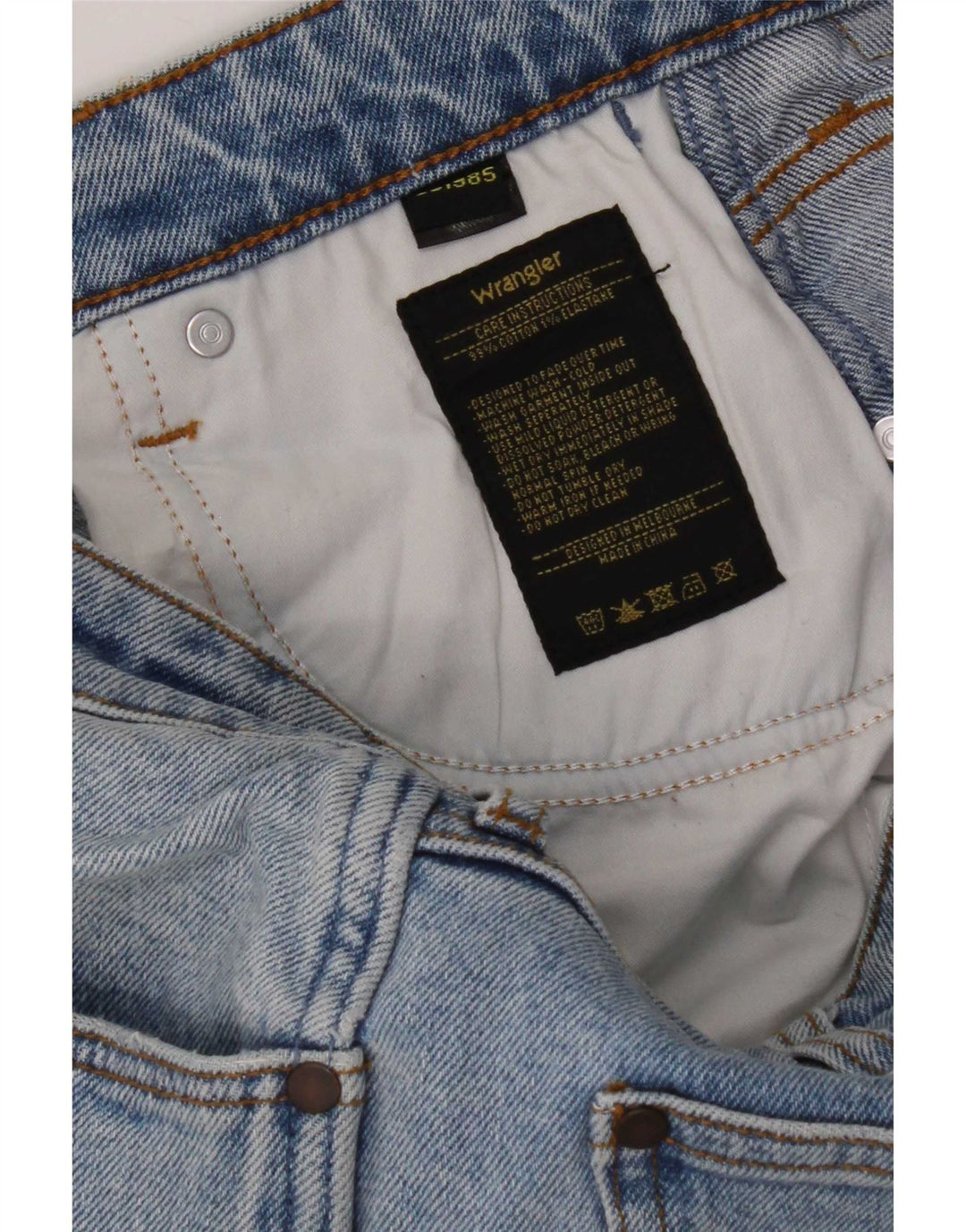 Blugi pentru bărbați Wrangler Sid skinny W30 L30, bumbac albastru