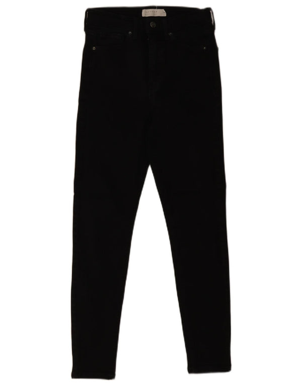 Topshop blugi skinny pentru femei W28 L26 bumbac negru