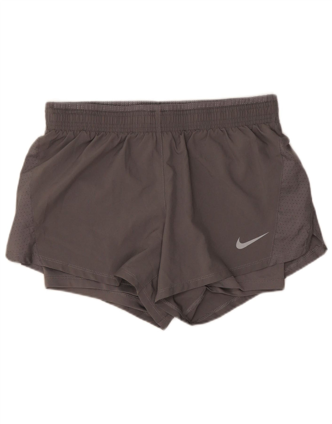 Pantaloni scurți sport Nike Dri Fit pentru femei UK 10 Small Gri