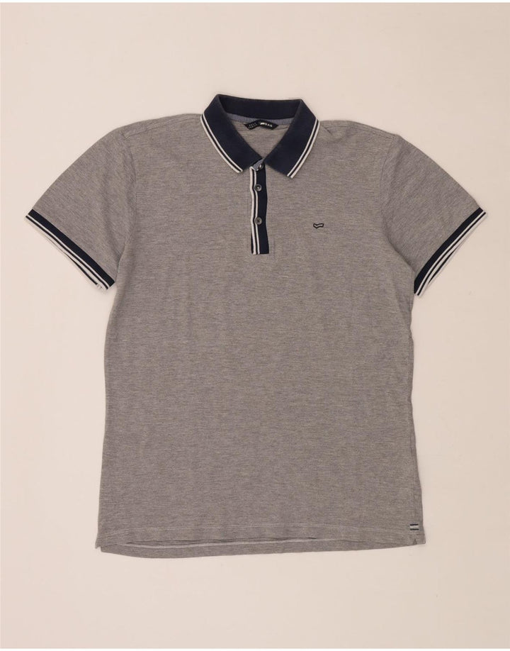 Tricou polo pentru bărbați GAS, gri mediu