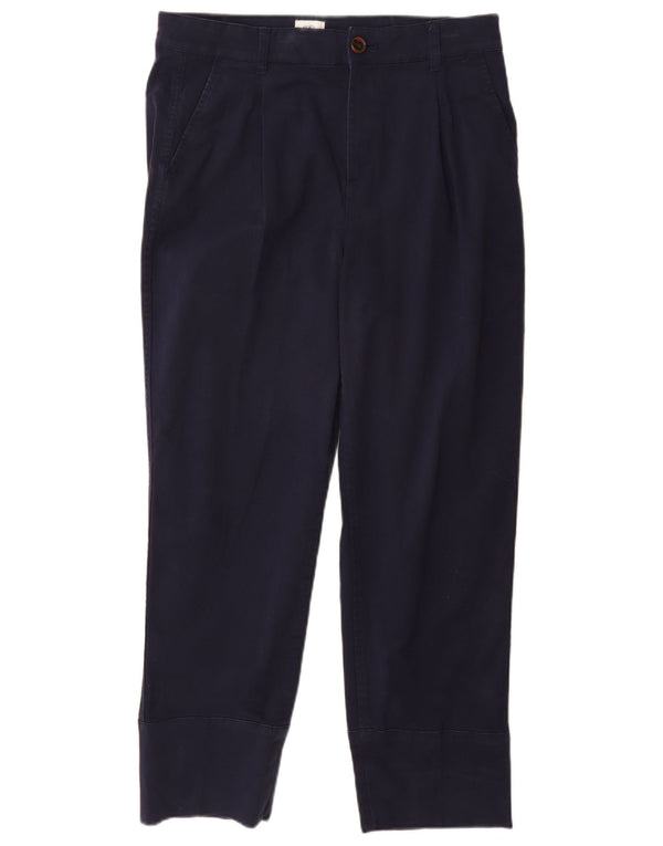 Pantaloni chino pentru femei J. Crew US 10 Large W32 L28 Bleumarin Bumbac